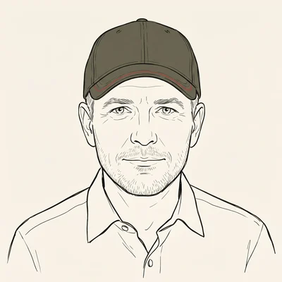 Illustrated portrait of a client.